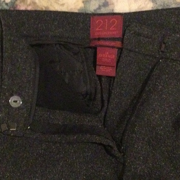 Dark heathered gray trousers, slimming flat front - Picture 7 of 7